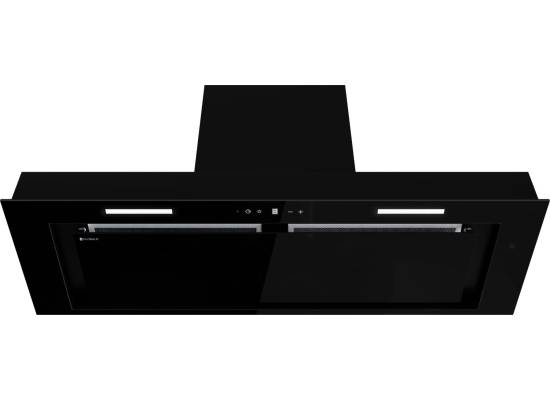 Okap do zabudowy GLOBALO MATERI 90.1 black | 583 m3/h