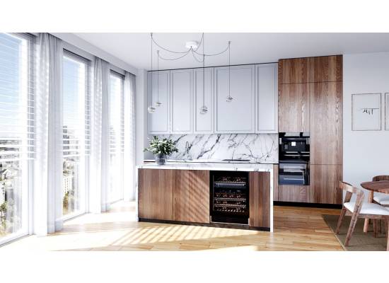 Okap do zabudowy GLOBALO MATERI 90.1 white | 583 m3/h