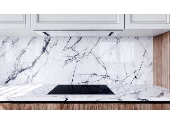 Okap do zabudowy GLOBALO MATERI 90.1 white | 583 m3/h