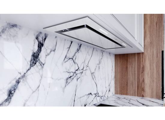 Okap do zabudowy GLOBALO MATERI 90.1 white | 583 m3/h