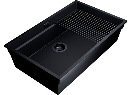 _dodatkowy RABAT 7%_ | _wysyłka 24H*_ | Zlew GLOBALO MIRALIO 80.1 black / bl mat