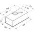 Okap do zabudowy GLOBALO ARCELO 60.1 white | 280 m3/h