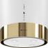 _dodatkowy RABAT 12%_ | Okap wyspowy GLOBALO CYLINDRO ISOLA 39.7 light gold ring | 742 m3/h