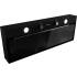 _dodatkowy RABAT 7%_ | Okap do zabudowy GLOBALO FLUXIME 90.1 black + turbina TW 1.2 | 590 m3/h