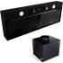 _dodatkowy RABAT 7%_ | Okap do zabudowy GLOBALO FLUXIME 90.1 black + turbina TW 1.2 | 590 m3/h