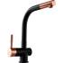 Bateria GLOBALO LOBIO black (czarny mat) / copper ring