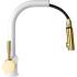 Bateria GLOBALO LOBIO white / light gold mat ring