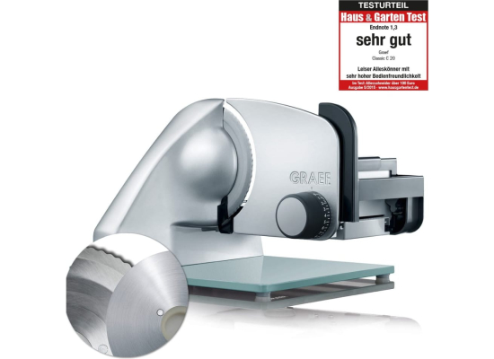 Krajalnica uniwersalna GRAEF CLASSIC C22 TWIN srebrny (Z038769)