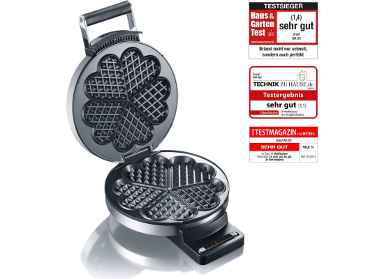 __WYSYŁKA 24H*__ | Gofrownica GRAEF WA 80 stal nierdzewna INOX (Z042430)