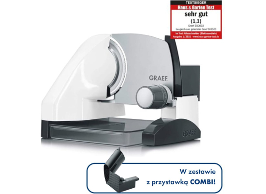 __WYSYŁKA 24H*__ | Krajalnica uniwersalna GRAEF S50001 biała (Z094701)