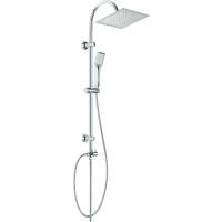 Zestaw natryskowy z deszczownicą INVENA FLORINA AU-30-001-Q szary + chrom