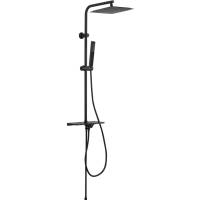 Zestaw natryskowy z deszczownicą INVENA SVART BASIC AU-85-D04-X czarny mat