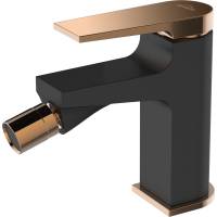 Bateria bidetowa INVENA MIDNIGHT BB-35-014-V czarny mat + gold rose (miedź)