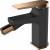 Bateria bidetowa INVENA MIDNIGHT BB-35-014-V czarny mat + gold rose (miedź)