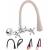 Bateria INVENA ROMA BC-24-E3S-L beżowy + chrom
