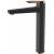 Bateria umywalkowa wysoka INVENA MIDNIGHT BU-35-W14-V czarny mat + gold rose (miedź)