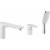 Bateria wannowa 3-otworowa INVENA DOKOS BW-19-S02-V biały + chrom