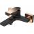 Bateria wannowa INVENA MIDNIGHT BW-35-014-V czarny mat + gold rose (miedź)