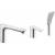 Bateria wannowa 3-otworowa INVENA SIROS BW-90-S01-A chrom Bateria wannowa 3-otworowa INVENA SIROS BW-90-S01-A chrom