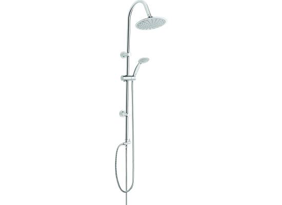 Zestaw natryskowy z deszczownicą INVENA EGINA AU-13-001-C szary + chrom