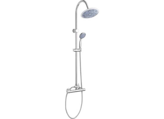 Bateria termostatyczna prysznicowa z deszczownicą INVENA GRACJA AU-15-D01-C chrom
