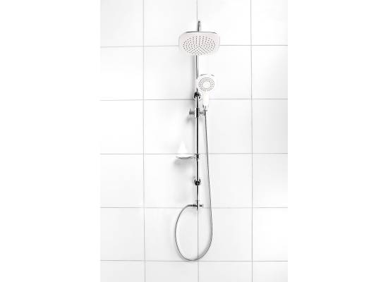 Zestaw natryskowy z deszczownicą INVENA ELEA AU-82-001-M chrom