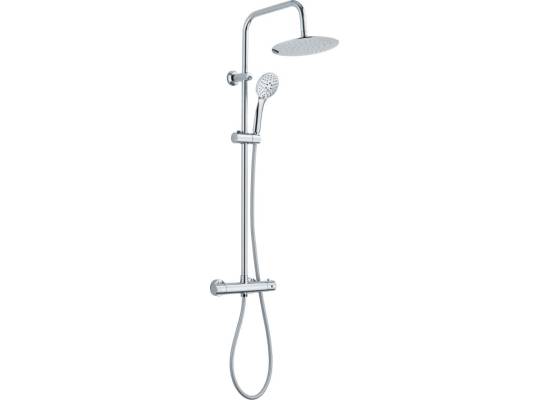 Bateria termostatyczna prysznicowa z deszczownicą INVENA MUSTA AU-84-001-X chrom