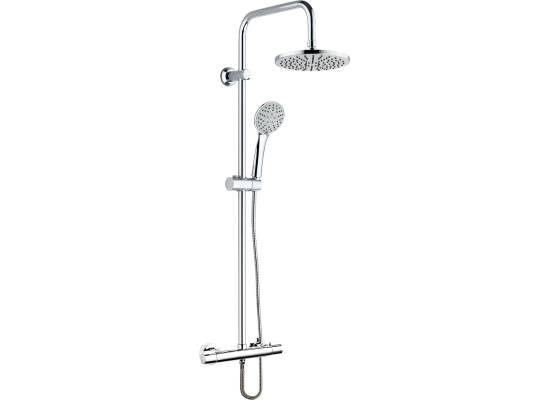 Bateria termostatyczna prysznicowa z deszczownicą INVENA ESLA AU-94-D01-C chrom