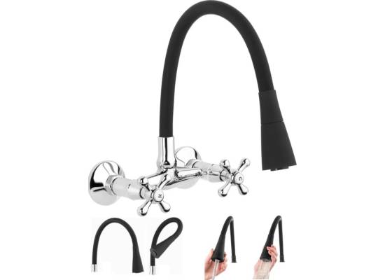 Bateria INVENA ROMA BC-24-E4S-L czarny mat + chrom