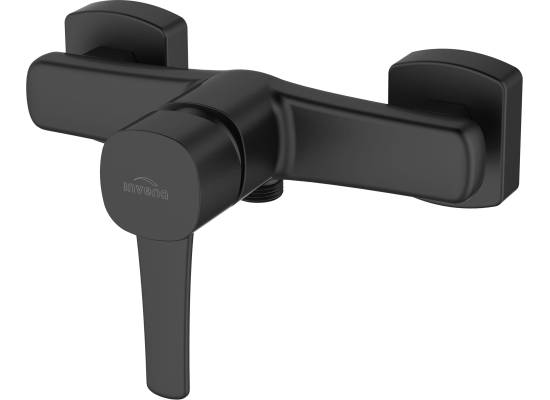 Bateria prysznicowa INVENA GLAMOUR BN-02-004-V czarny mat