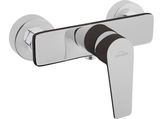 Bateria prysznicowa INVENA DOKOS BN-19-004-V czarny mat + chrom