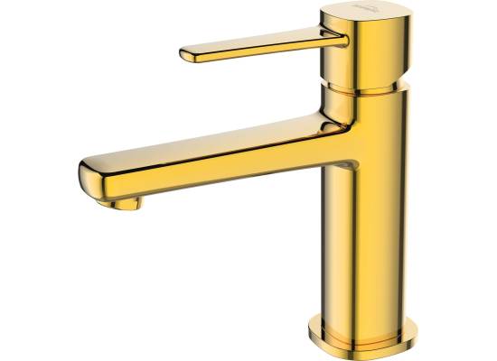 Bateria umywalkowa INVENA GLAMOUR BU-02-009-V złoty