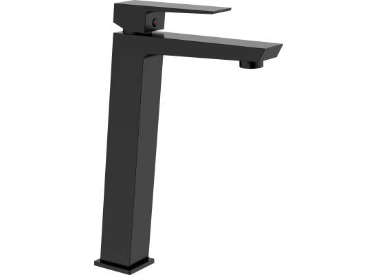 Bateria umywalkowa wysoka INVENA PAROS BU-09-W04-A czarny mat
