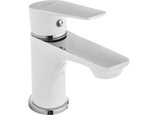 Bateria umywalkowa INVENA DOKOS BU-19-002-V biały + chrom