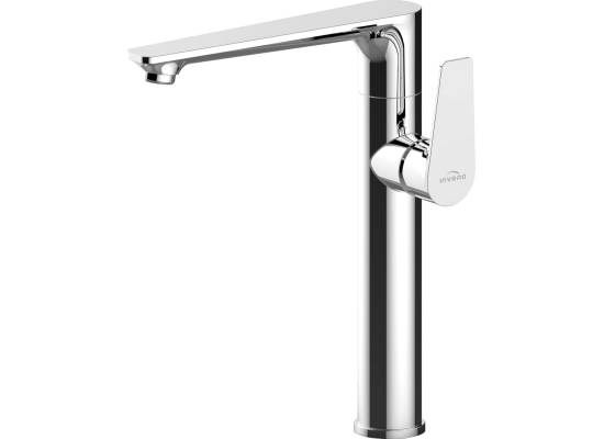 Bateria umywalkowa wysoka INVENA DOKOS BU-19-WB1-V chrom