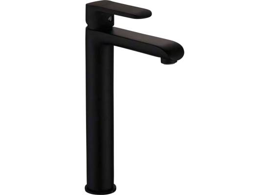 Bateria umywalkowa wysoka INVENA SIROS BU-90-W04-A czarny mat