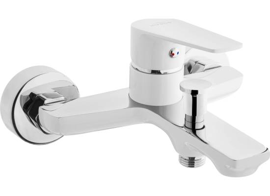Bateria wannowa INVENA DOKOS BW-19-002-V biały + chrom