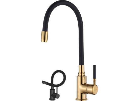 Bateria INVENA GLAMOUR BZ-02-L17-V czarny mat + złoty