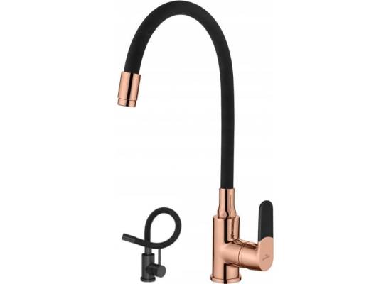 Bateria INVENA MAGIC BZ-08-L14-V czarny mat + gold rose (miedź)