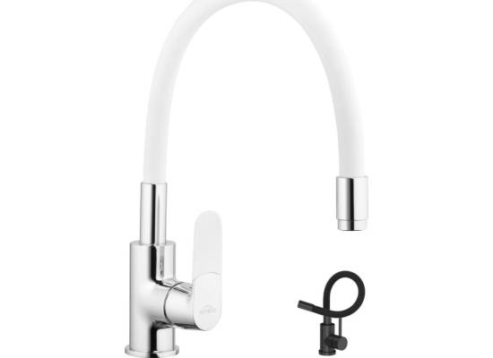 Bateria INVENA JOGA BZ-32-L02-C biały + chrom
