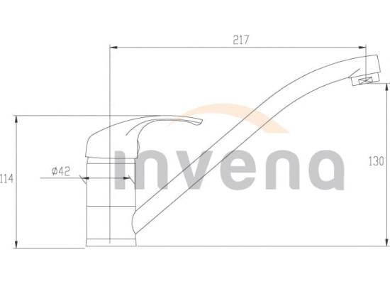 Bateria INVENA MITRIS BZ-79-001-X chrom