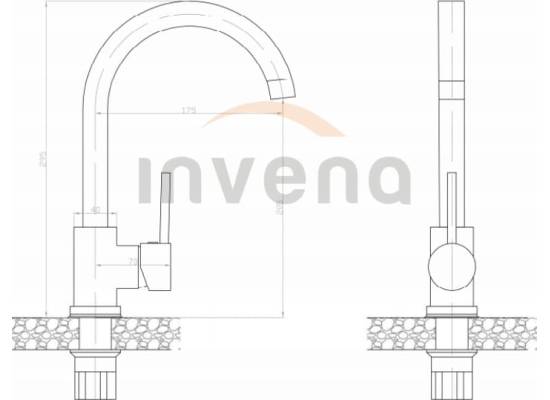Bateria INVENA SOLO BZ-96-L01-S chrom