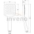 Słuchawka natryskowa INVENA SORT AS-91-004-S czarny mat