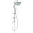 Zestaw natryskowy z deszczownicą INVENA NYKS AU-32-001-G chrom