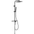 Zestaw natryskowy z deszczownicą INVENA SVART BASIC AU-85-D04-X czarny mat