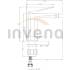 Bateria bidetowa INVENA NERI BB-01-001-L chrom