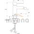 Bateria bidetowa INVENA GLAMOUR BB-02-001-V chrom