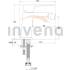 Bateria bidetowa INVENA PAROS BB-09-001-A chrom