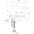 Bateria bidetowa INVENA PAROS BB-09-004-A czarny mat