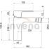 Bateria bidetowa INVENA NYKS BB-28-001-S chrom